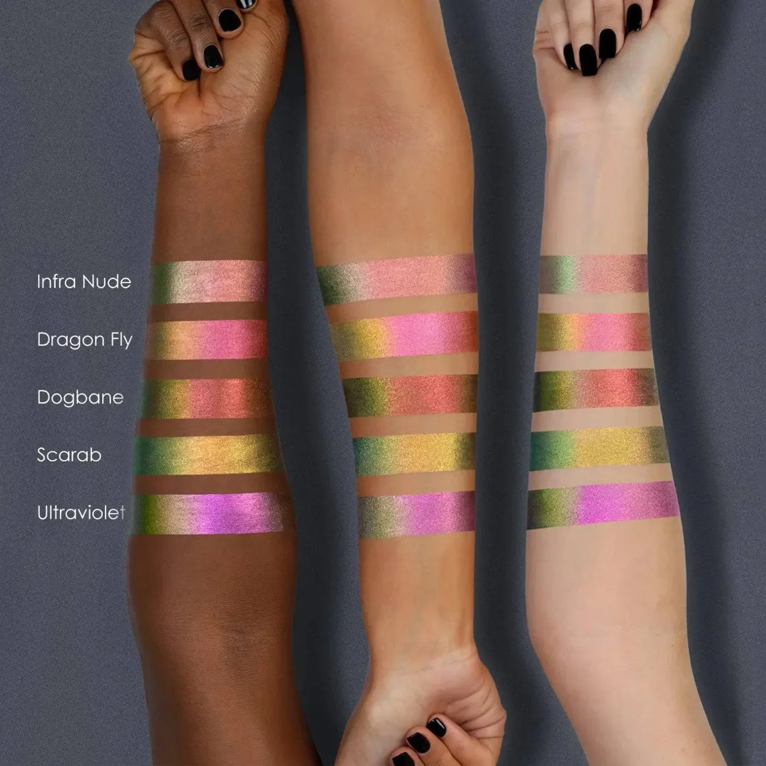 CHROMIUM LIQUID EYESHADOW - צללית נוזלית לעיניים כרומיום בגימור מולטי-כרום - Image 7