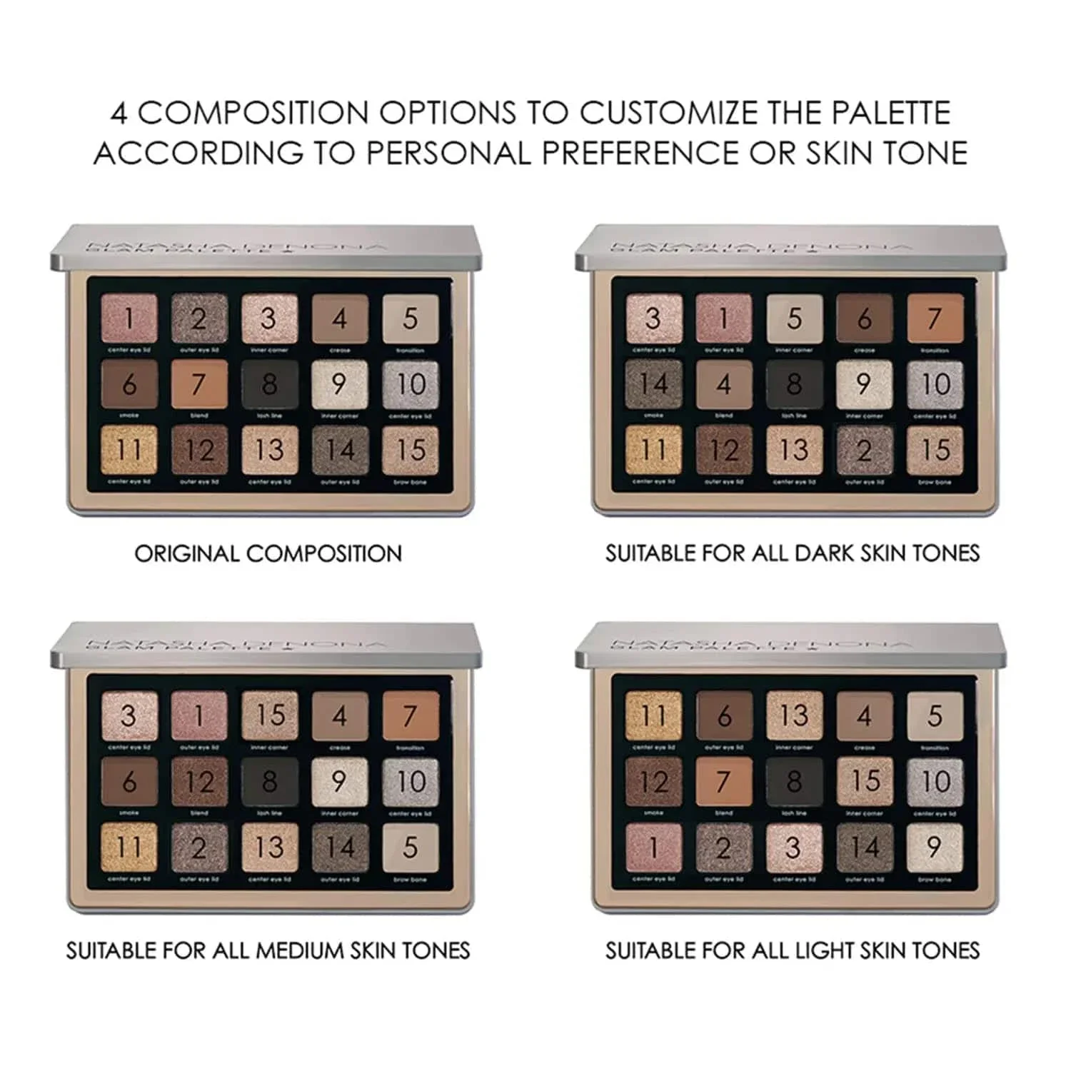 GLAM EYESHADOW PALETTE - פלטת צלליות לעיניים גלאם - Image 3