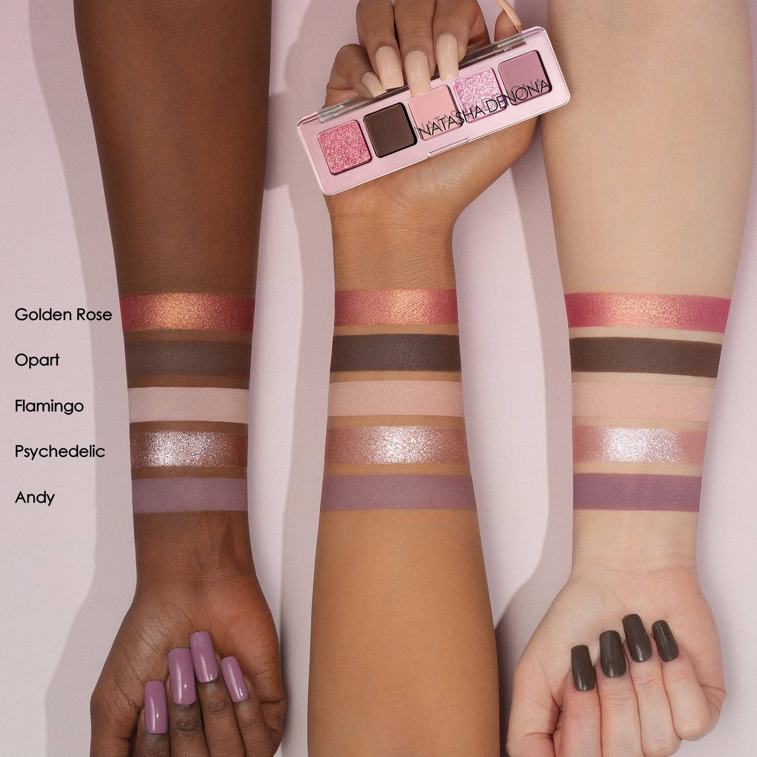 MINI ROSE EYESHADOW PALETTE - פלטת צלליות לעיניים מיני רוז - Image 6
