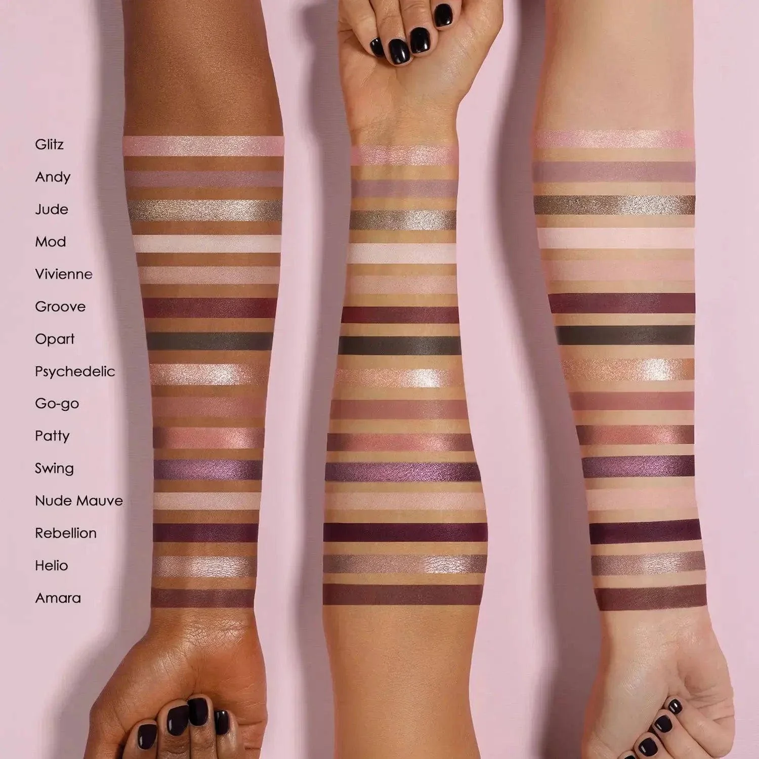 RETRO EYESHADOW PALETTE - פלטת צלליות לעיניים רטרו - Image 3